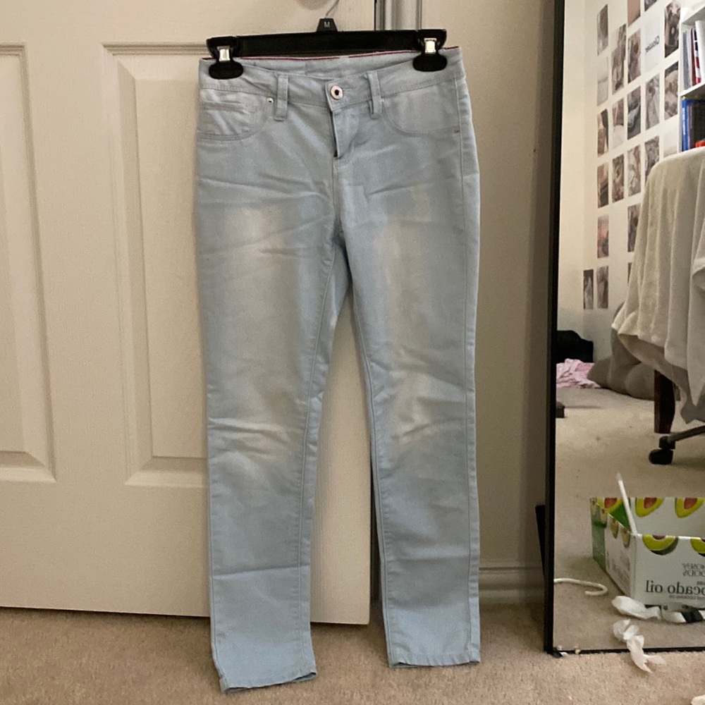 YMI light washed skinny jeans